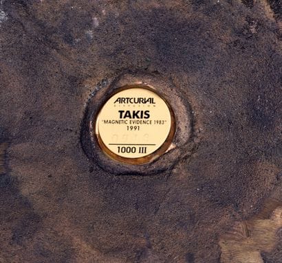 Vassilakis TAKIS (1925-2019)
Magnetic Evidence...