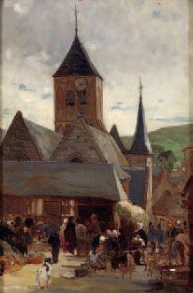 LOBRICHON TIMOLÉON MARIE 1831-1914
Le marché...