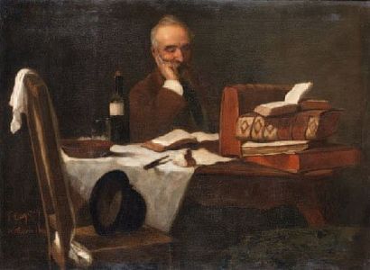 RIXENS JEAN-ANDRÉ 1846-1924
Portrait du Baron...