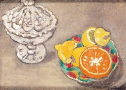 VALTAT LOUIS 1869-1952
Nature morte aux fruits...
