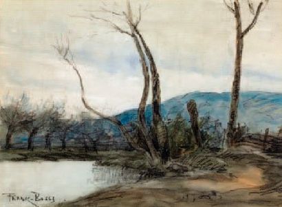 BOGGS FRANK 1855-1926
L'étang à Vicq Aquarelle...