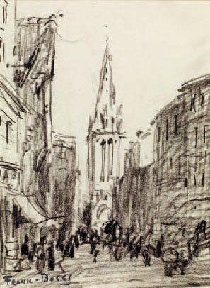 BOGGS FRANK 1855-1926
Caen, rue Saint-Pierre...