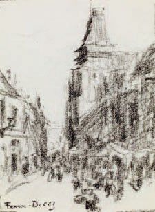 BOGGS FRANK 1855-1926
Houdan, jour de marché...
