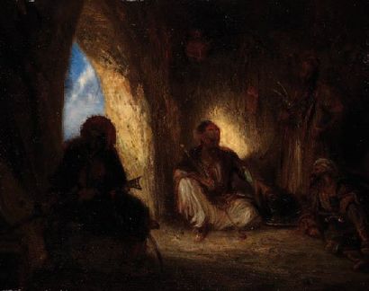 DECAMPS ALEXANDRE GABRIEL 1803-1860
Nomades...