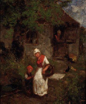 HERVIER LOUIS ALPHONSE 1818-1879
Le départ...