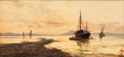 BO GIACINTO 1832-1912
Bateaux dans la baie...