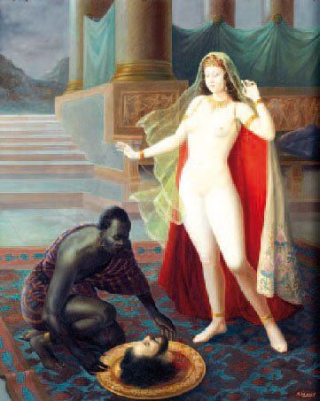 HOUY R. XXE
Salomé Huile sur toile signée...