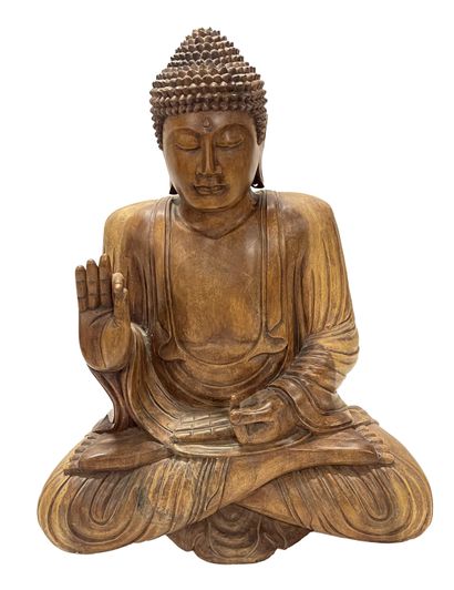 BOUDDHA AMITABHA
Sculpture en bois exotique
H...