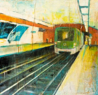 MACQUEMART Isabelle
Le métro , 2013 
Technique...