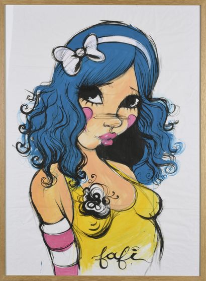 FAFI (Française, née en 1976)
Sans titre
Acrylique...