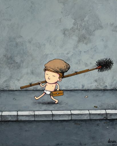 DRAN (Français, né en 1979)
Troc, 2018 
Huile...