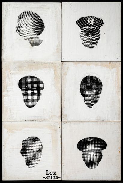 STEN & LEX (Italiens, nés en 1982)
Sans titre
Acrylique,...
