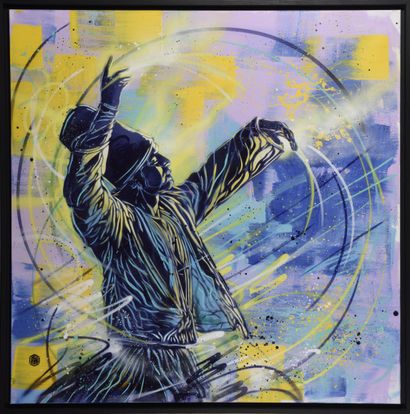 C215 (Français, né en 1973)
Sufi 
Peinture...