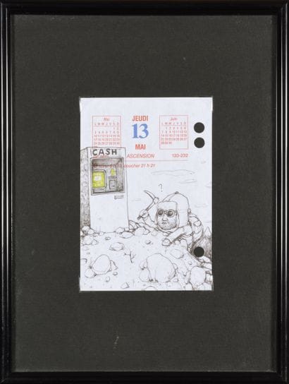 DRAN (Français, né en 1979) 
Ascension 
Stylo-bille...