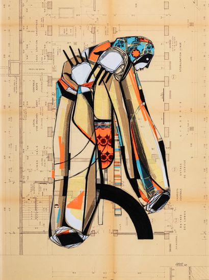 AMOSE (Français) 
Sans titre, 2012 
Technique...
