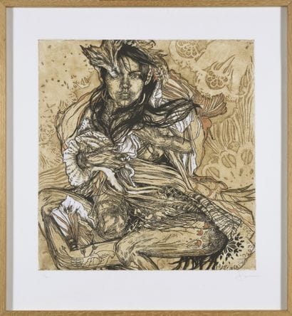 SWOON (Américaine, née en 1977)
Monica, 2010
Eau...
