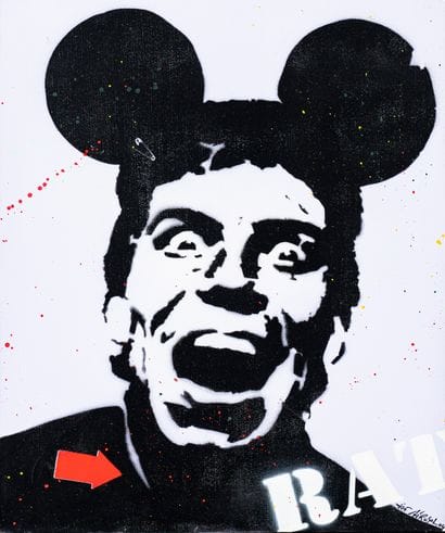 JEF AEROSOL (Français, né en 1957) 
RAT,...