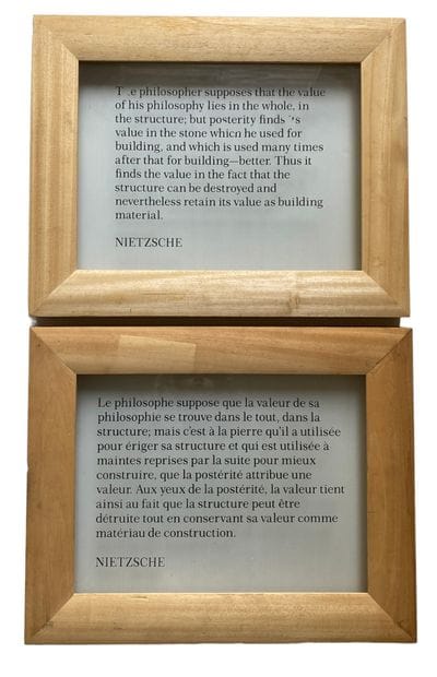 Joseph KOSUTH (Américain, né en 1945)
Ex-libris,...
