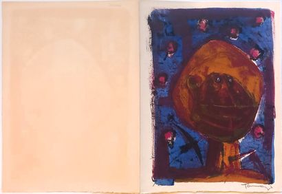 Rufino TAMAYO (1899 – 1911)
Tête, 1958
Lithographie...
