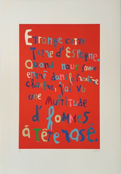 André LANSKOY (1902-1976)
Journal d’un fou
Portefolios...