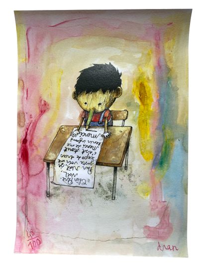 DRAN (Français, né 1979)
Cher Père Noël
Aquarelle...