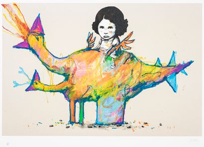 DRAN (Français, né en 1979)
Poulet-Dinosaure,...