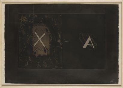 Antoni TAPIES (1923-2012)
Composition (X-A)
Gravure...