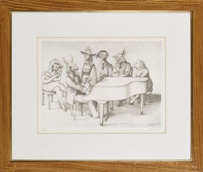 Claude VERLINDE (1927-2020)
Le pianiste
Estampe...