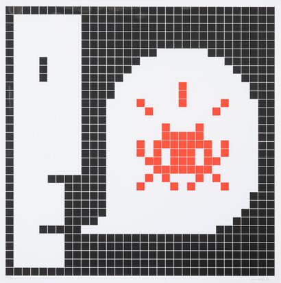 Invader (Français, né en 1969)
Alert (Red),...