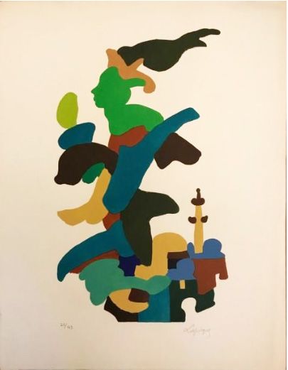 LAPICQUE Charles (1898-1988)
Où va la flamme...
