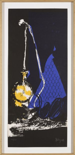 Paul REBEYROLLE (1926-2005)
Ampoule et grille
Lithographie...