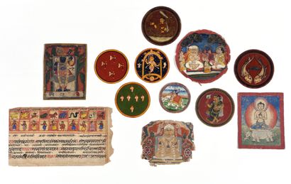 Lot of small paintings
India, circa 19th...