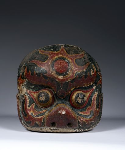 Nuo theater mask featuring
probably the tiger...