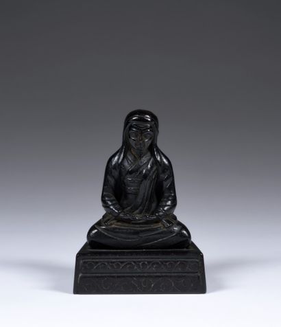 The Ajita arhat
Tibet, circa 18th century
Wood.
H....