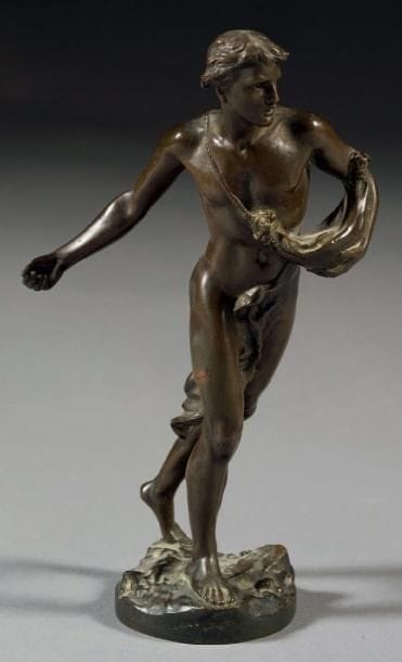 Le semeur Petit bronze Signé GERMAIN H: 20...