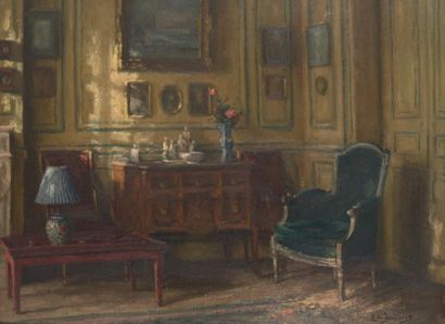 Léonce Joseph de JONCIERES 1871-1947
Le boudoir...