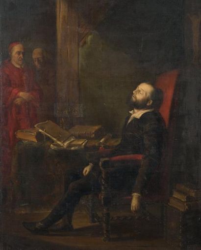 ÉCOLE BELGE du XIXe siècle, LOOBERG
La mort...