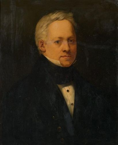 ECOLE FRANCAISE
Portrait d'homme de qualité...