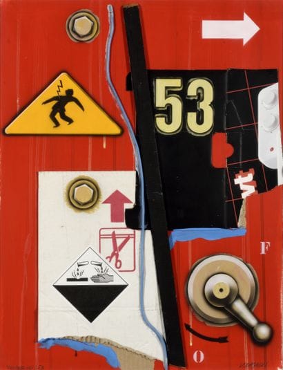 Peter KLASEN (born 1935)
Cut here/53
Mixed...