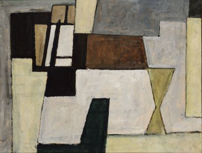 Jean HÉLION (1904 - 1987)
Abstraction, 1929
Oil...