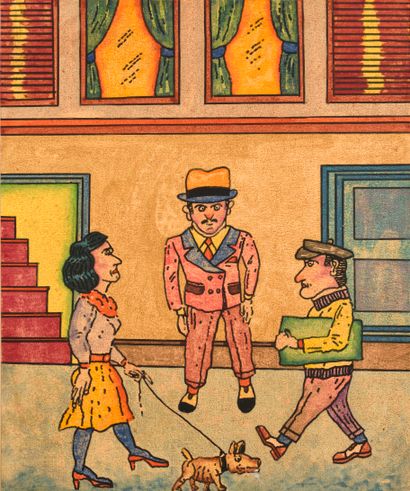 Antonio SEGUI (1934 - 2022) 
Paseando a Lulú,...