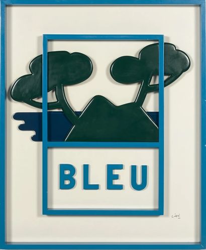 Claude GILLI (1938 - 2015)
Bleu, 2004
Cut...