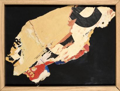 Raymond HAINS (1926 - 2005) 
FR, 1960 
Torn...