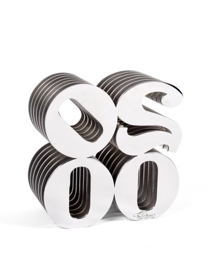 Robert INDIANA (1928 - 2018)
2000, 1999 
Stainless...