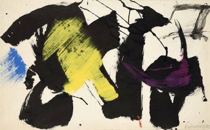 Gérard SCHNEIDER (1896 - 1986)
Untitled,...