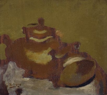 Georges BRAQUE (1882 - 1963) 
Teapot and...