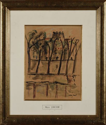 Max JACOB (1876 - 1944) 
The quays of the...