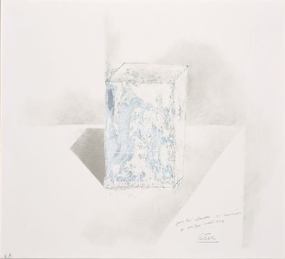 CÉSAR (1921 - 1998)
Spugna, 1974 
Lithograph...