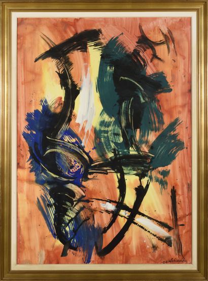 Gérard SCHNEIDER (1896 - 1986)
Untitled,...