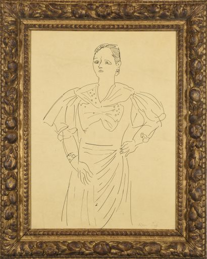 Raoul DUFY (1877-1953)
Portrait of a Woman
Ink...